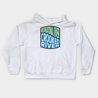 Crooked River Recreational River wave Kids Hoodie